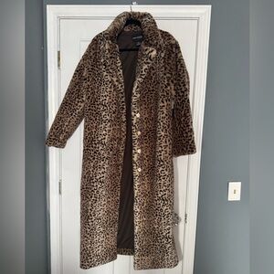 Cheetah Print Coat